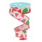 RG Ribbon: 1.5"-2.5" Watermelon Wired Ribbon for Bows, Wreaths, Crafts, and Decorations